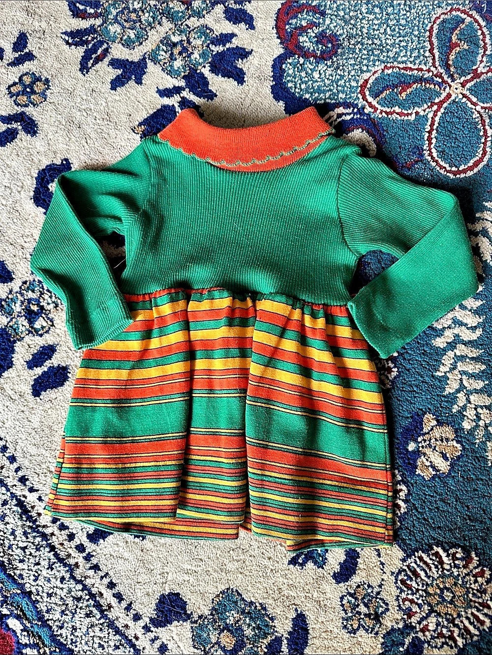 Healthtex Retro 70s Girls Striped Dress Size 2T